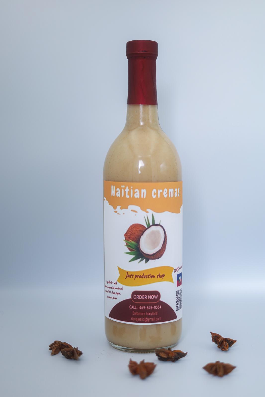 Haitian Kremas, Cremas. Haitian drinks. Best Haitian drinks. Caribbean drinks. Smootie Haitian drinks. Best Haitian drinks, 750 ml, Clear