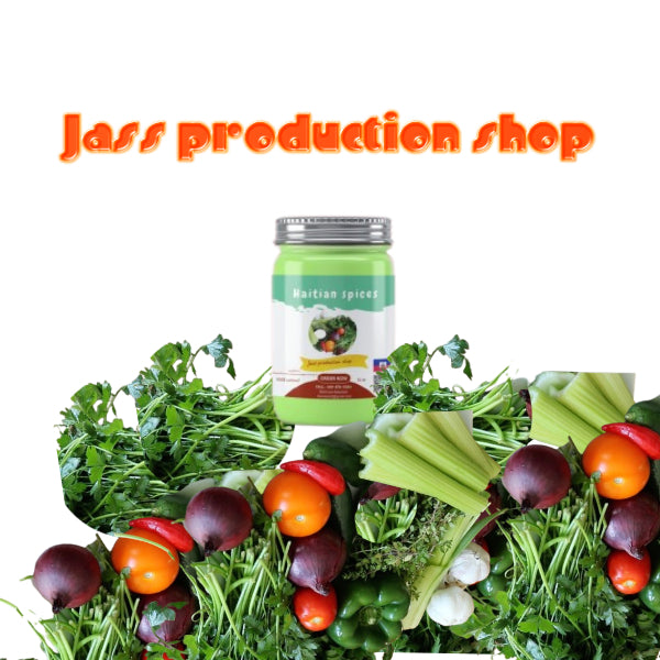 This spice blend is a natural and traditional Haitian seasoning made with leeks, garlic, green and red bell peppers, parsley, onions, and celery. It’s the heart of true Haitian flavor — rich, aromatic, and full of love. Perfect for marinating meat, fish,